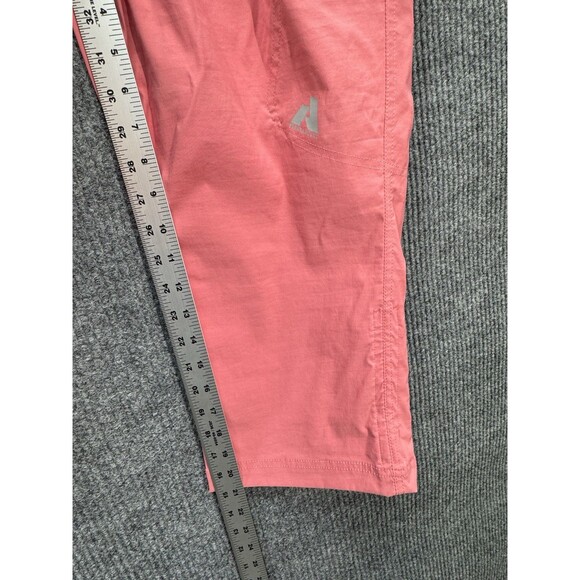 Eddie Bauer First Ascent Capri Pants Women 14 Pink Guide Pro Cargo Hiking EUC - Picture 9 of 11